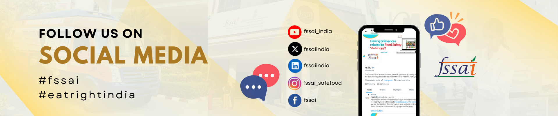 Follow us on Social Media